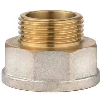 Переходник латунь ВР/НР Ду 15x20 (1/2"х3/4")