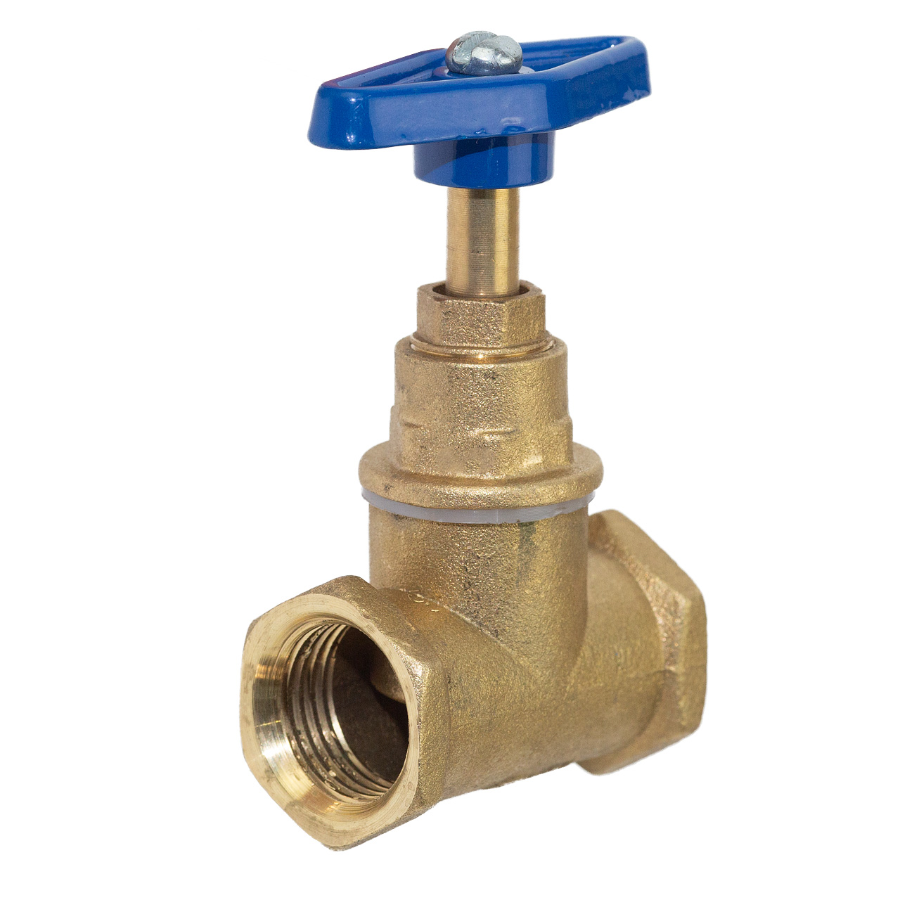 Клапан (вентиль) запорный латунный 15Б3р Ду 32 (1 1/4") Ру 16