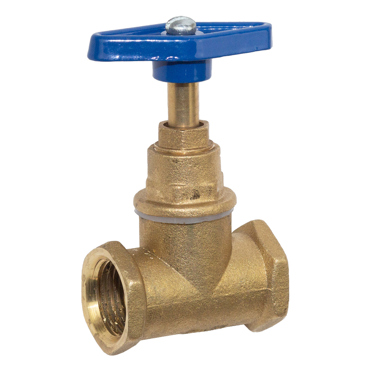 Клапан (вентиль) запорный латунный 15Б3р Ду 32 (1 1/4") Ру 16